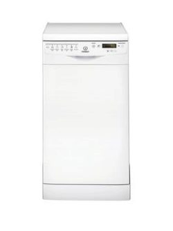Indesit Dsr57B1 10-Place Slimline Dishwasher - White
